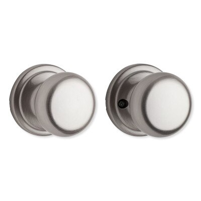 Kwikset Hancock Passage Knob, Satin Nickel